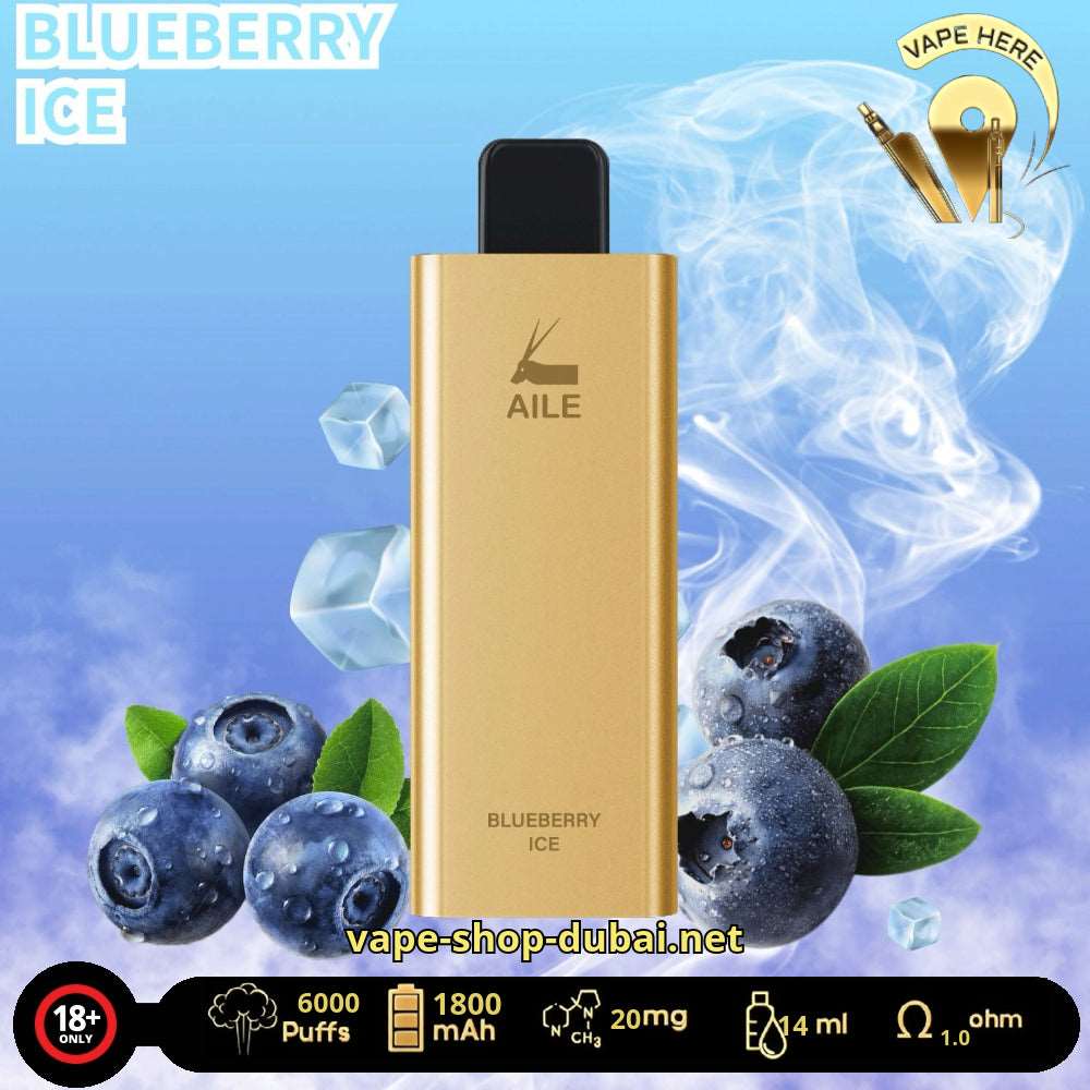 AILE GOLDEN BAR 6000 PUFFS DISPOSABLES VAPE 20MG - Image 11