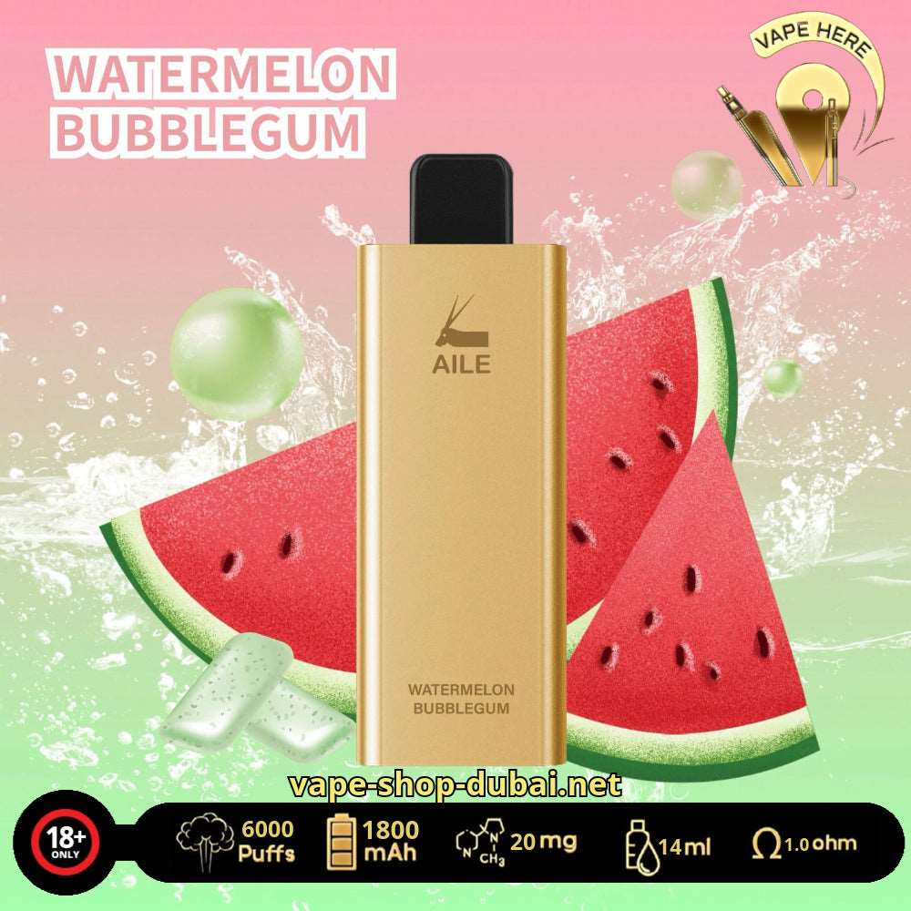 AILE GOLDEN BAR 6000 PUFFS DISPOSABLES VAPE 20MG - Image 13