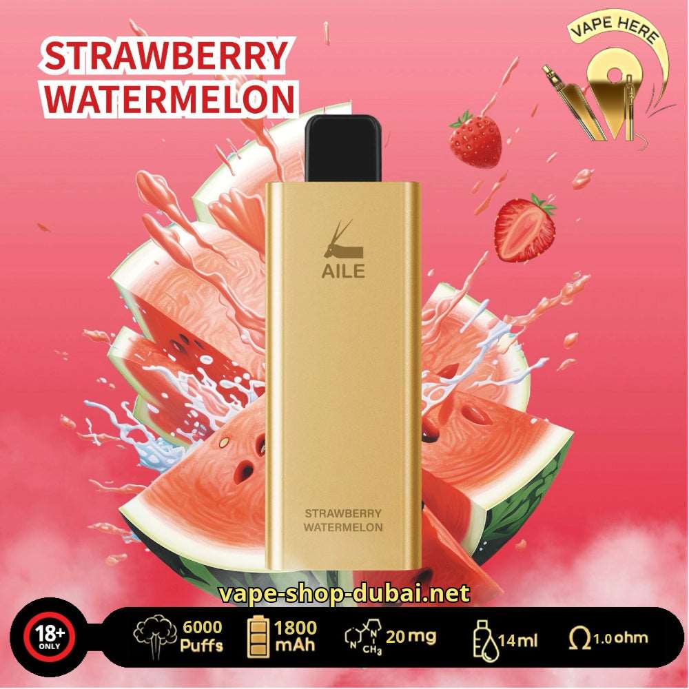 AILE GOLDEN BAR 6000 PUFFS DISPOSABLES VAPE 20MG - Image 9