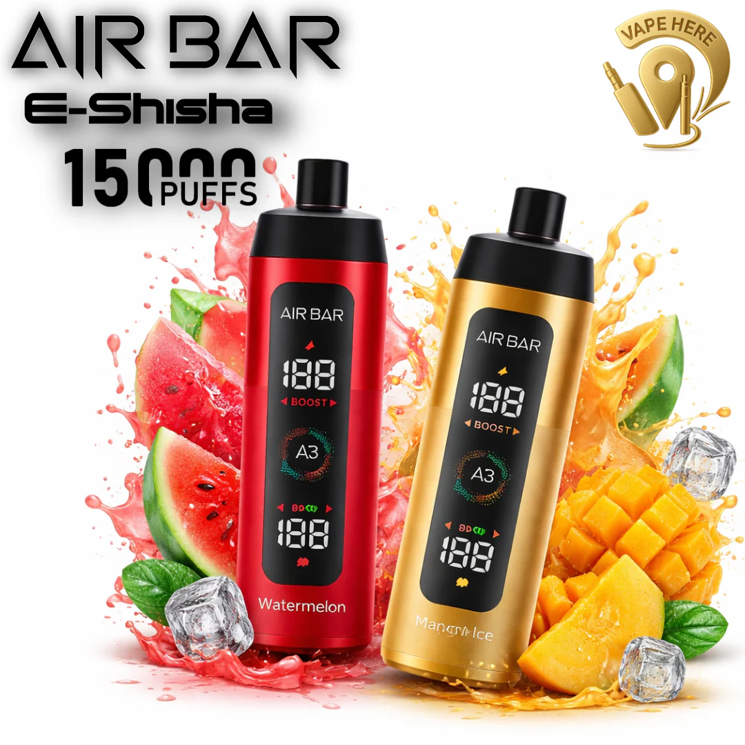 AIR BAR E-SHISHA 15K PUFFS DISPOSABLE VAPE 3mg - Image 2