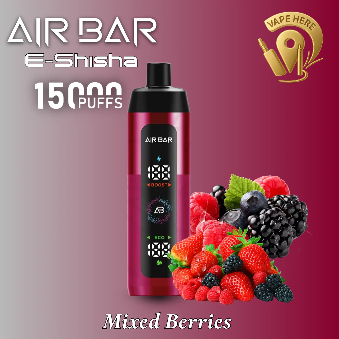 AIR BAR E-SHISHA 15K PUFFS DISPOSABLE VAPE 3mg - Image 8