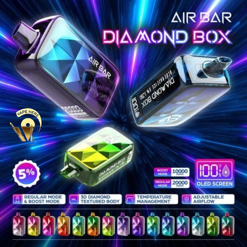 Air Bar Ultra 5000 & Diamond Box 20K Puffs Disposable Vape (2% Nicotine Strength)