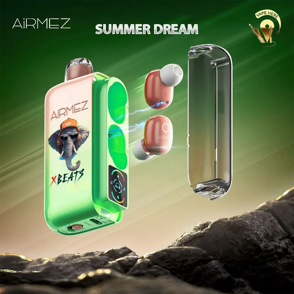 AIRMEZ Xbeats 40000 Puffs Disposable Vape - Airpods Bluetooth Screen Display - Image 10