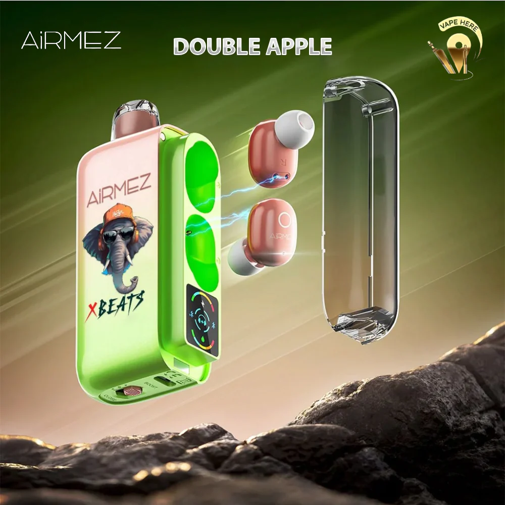 AIRMEZ Xbeats 40000 Puffs Disposable Vape - Airpods Bluetooth Screen Display - Image 6