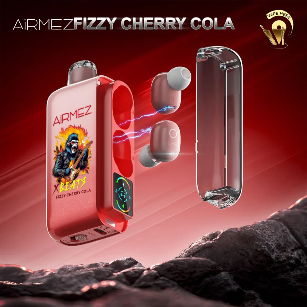 AIRMEZ Xbeats 40000 Puffs Disposable Vape - Airpods Bluetooth Screen Display - Image 7