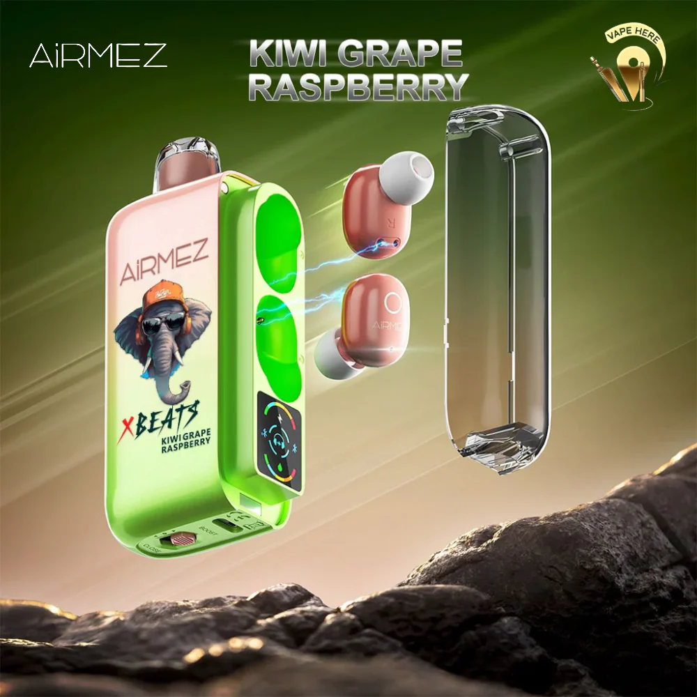 AIRMEZ Xbeats 40000 Puffs Disposable Vape - Airpods Bluetooth Screen Display - Image 8