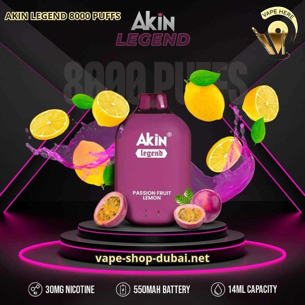 AKIN LEGEND 8000 PUFFS DISPOSABLE VAPE 3% Nicotine - Image 11