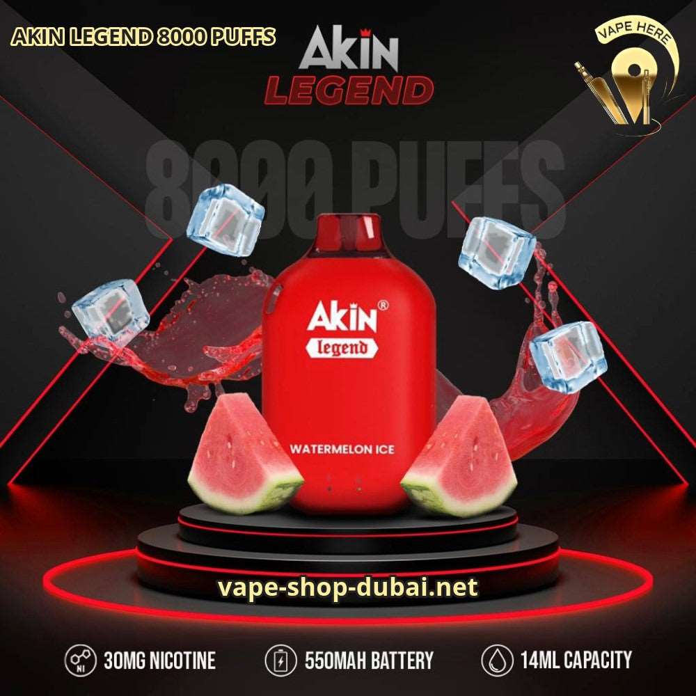 AKIN LEGEND 8000 PUFFS DISPOSABLE VAPE 3% Nicotine - Image 13