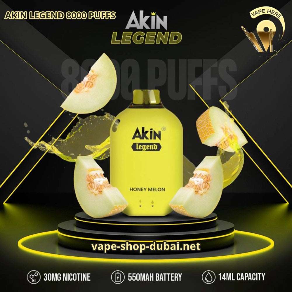 AKIN LEGEND 8000 PUFFS DISPOSABLE VAPE 3% Nicotine - Image 9