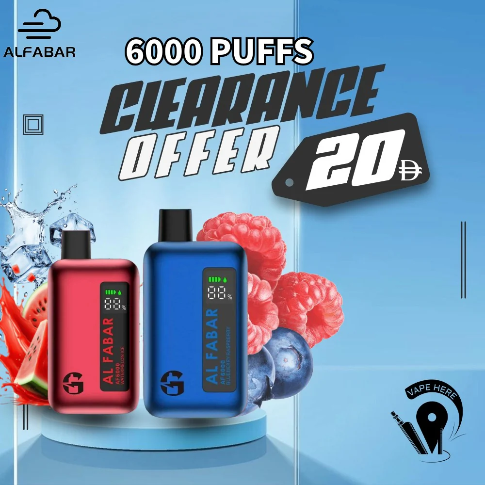 AL FABAR 6000 PUFFS DISPOSABLE VAPE