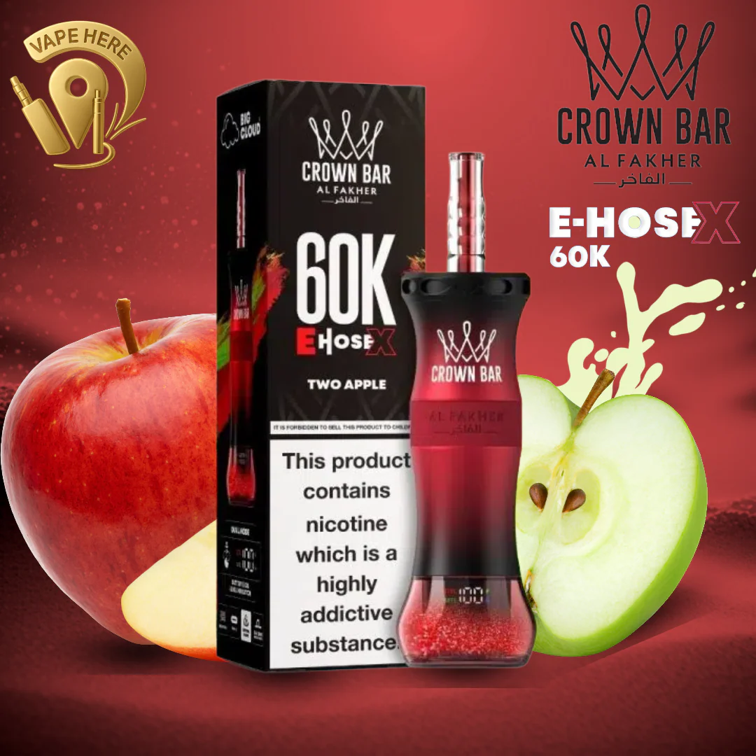 Al Fakher Crown Bar E-Hose X 60K Puffs Shisha Disposable Vape - Image 18