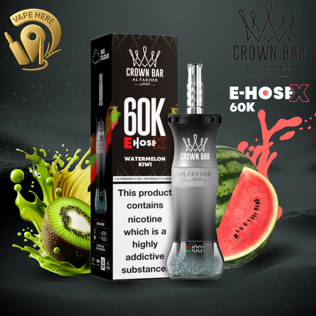 Al Fakher Crown Bar E-Hose X 60K Puffs Shisha Disposable Vape - Image 19