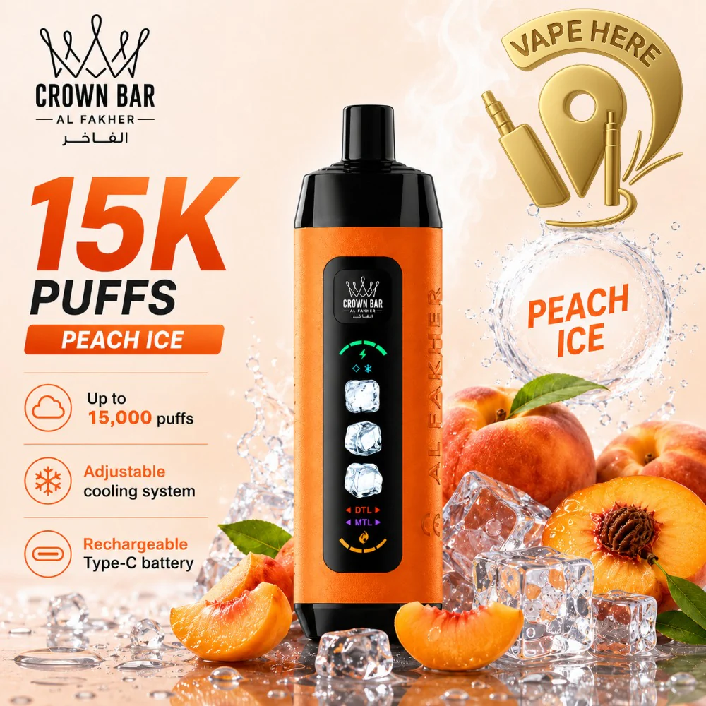 Al Fakher Crown Bar ICE ADJUST 15K Puffs from Crown Bar Vape - Image 14