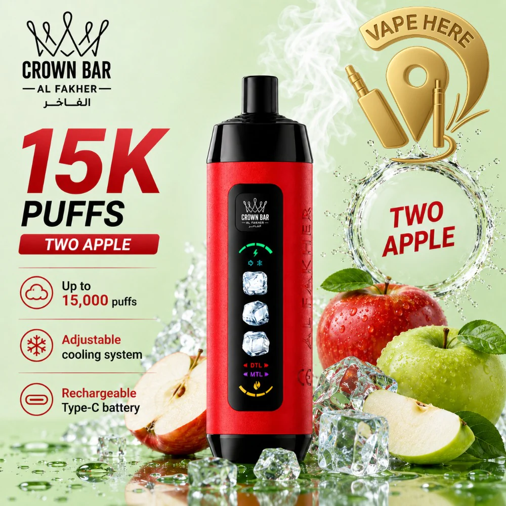 Al Fakher Crown Bar ICE ADJUST 15K Puffs from Crown Bar Vape - Image 16