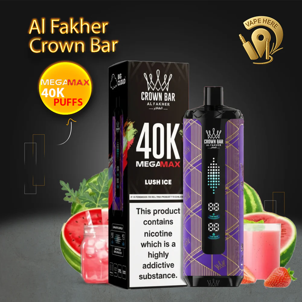 Al Fakher Crown Bar Mega Max 40K Puffs Disposable Vape - Image 11