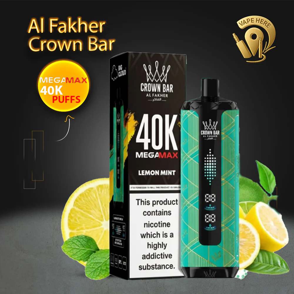 Al Fakher Crown Bar Mega Max 40K Puffs Disposable Vape - Image 12