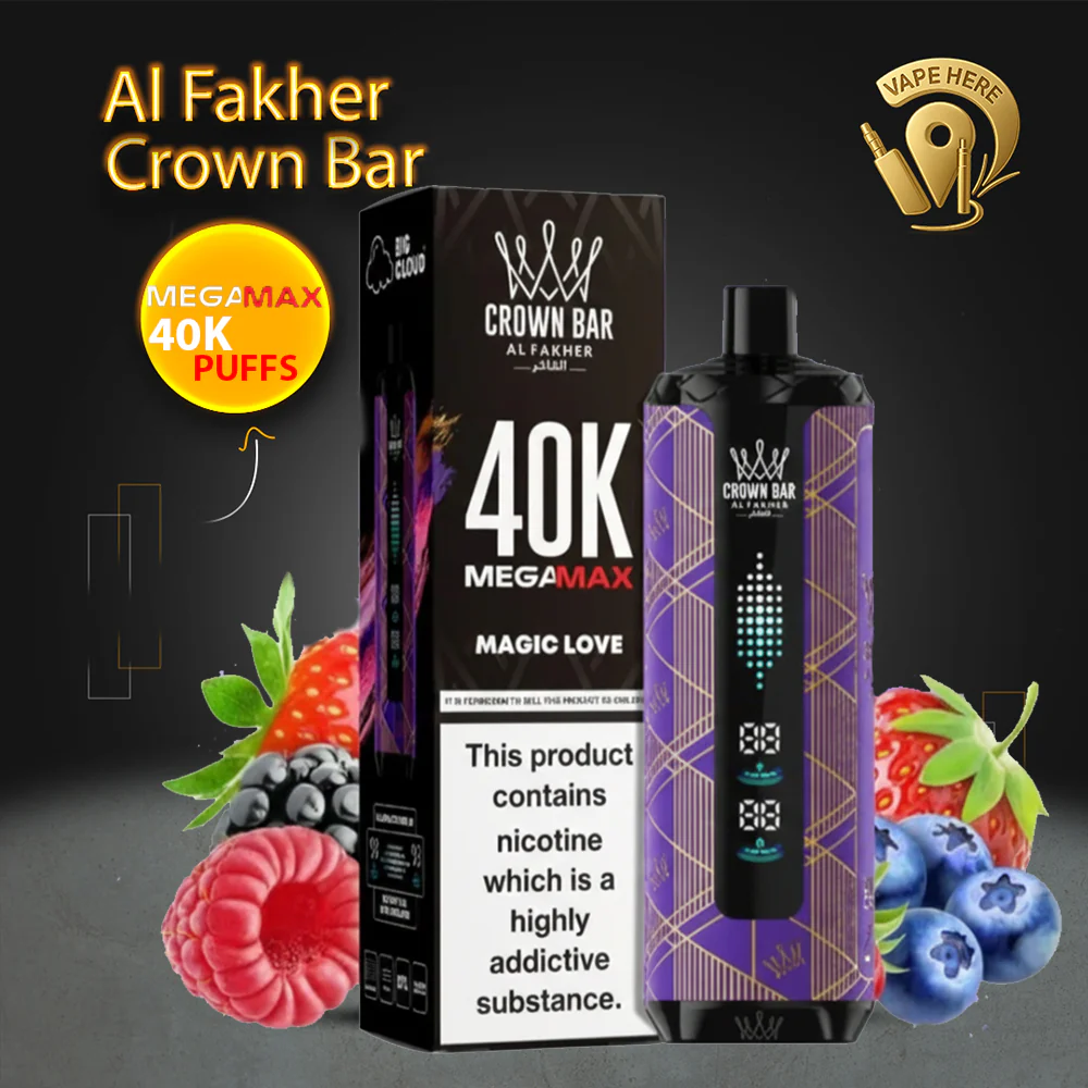 Al Fakher Crown Bar Mega Max 40K Puffs Disposable Vape - Image 13