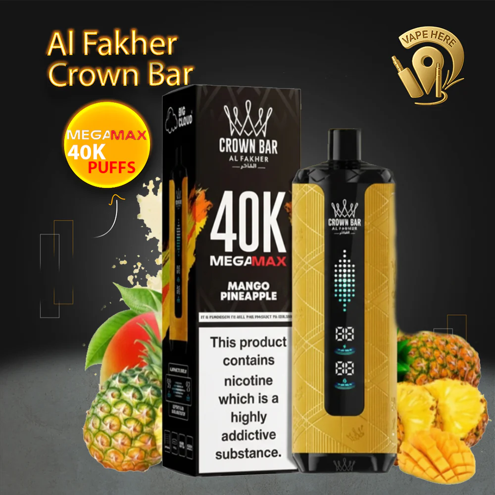 Al Fakher Crown Bar Mega Max 40K Puffs Disposable Vape - Image 14