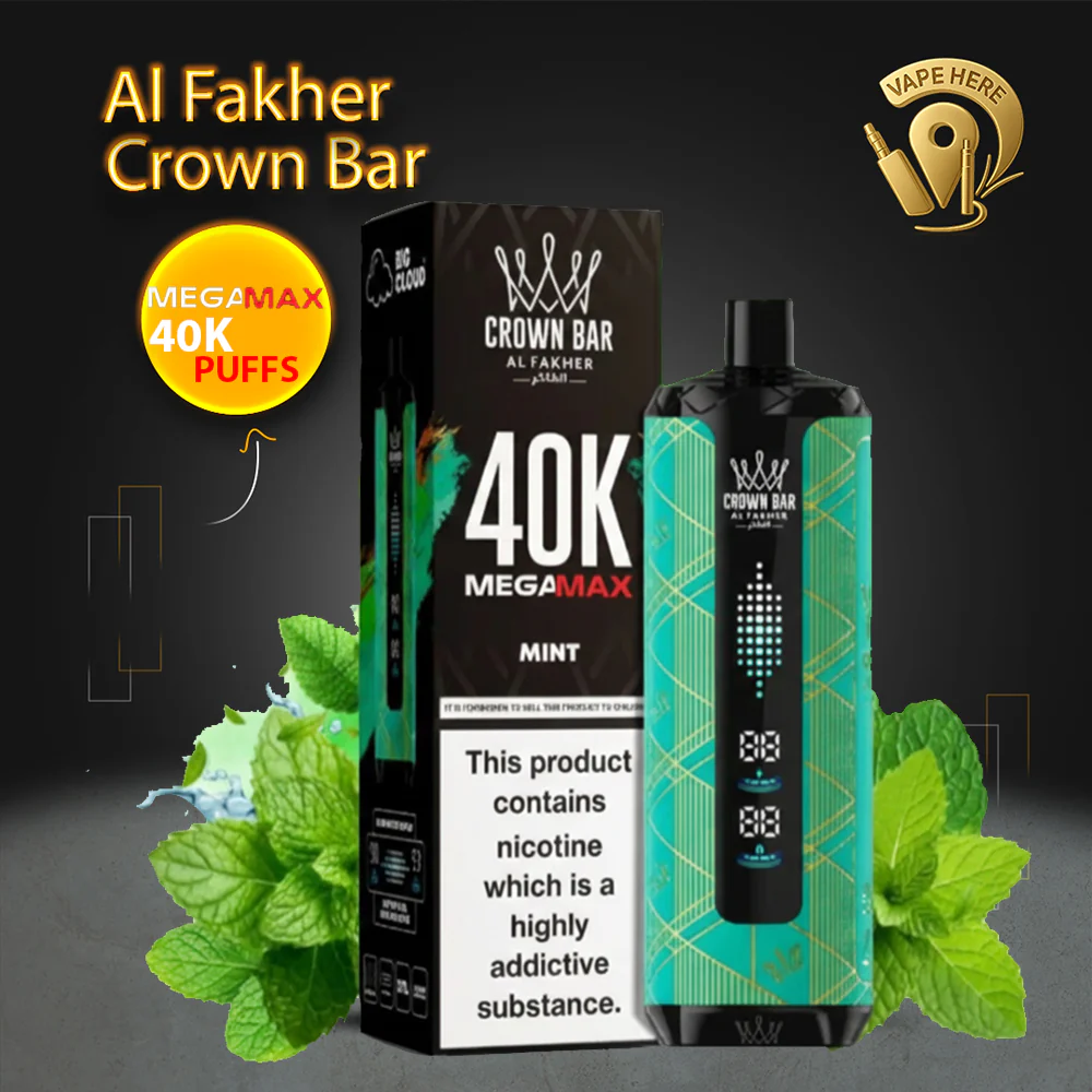 Al Fakher Crown Bar Mega Max 40K Puffs Disposable Vape - Image 15