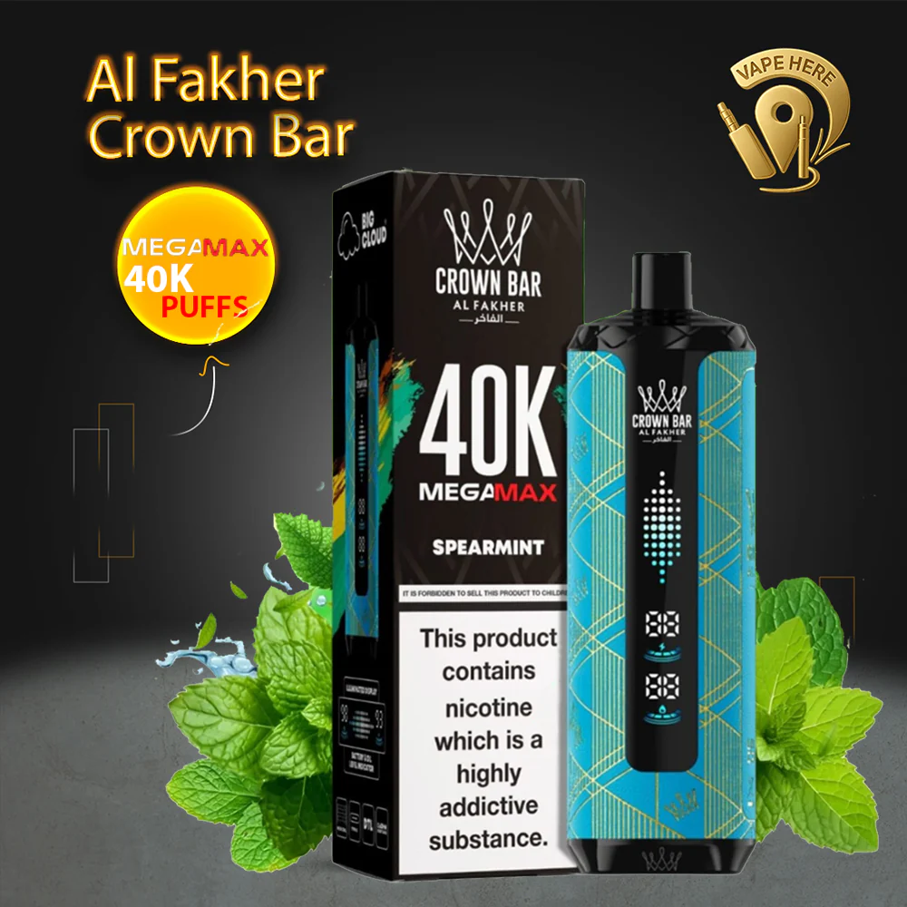 Al Fakher Crown Bar Mega Max 40K Puffs Disposable Vape - Image 18