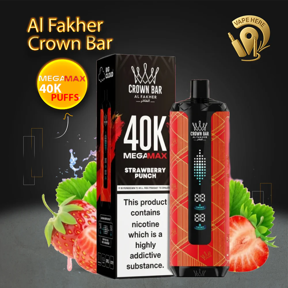 Al Fakher Crown Bar Mega Max 40K Puffs Disposable Vape - Image 19