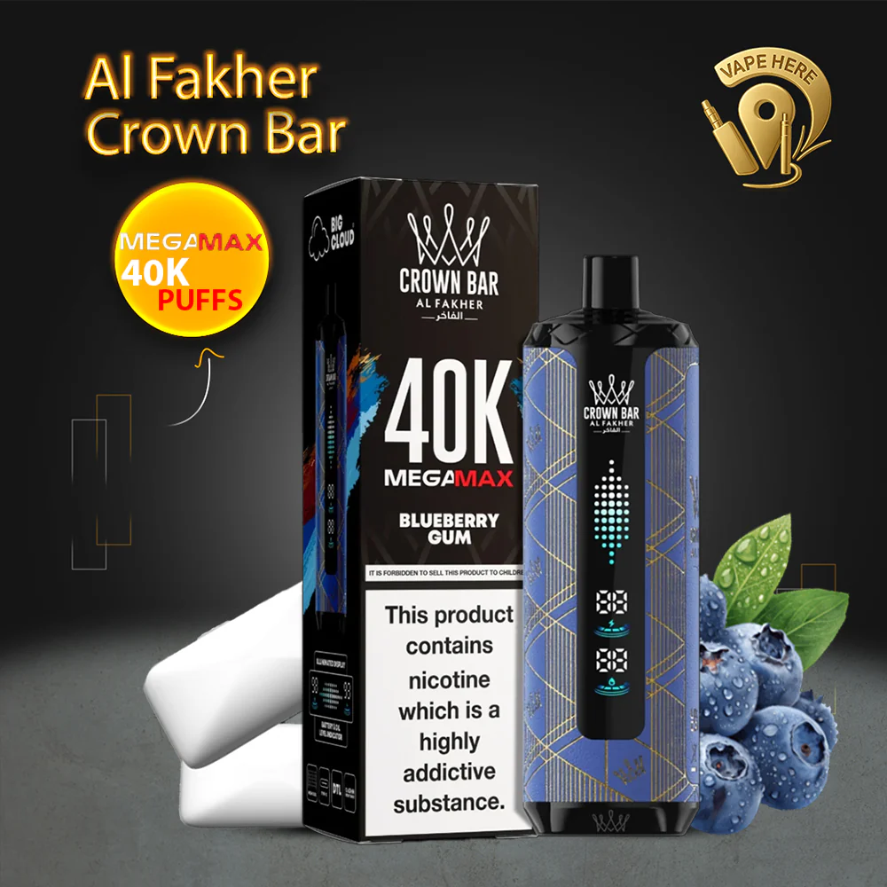 Al Fakher Crown Bar Mega Max 40K Puffs Disposable Vape - Image 5