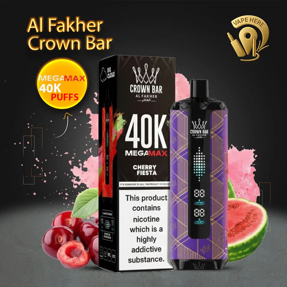 Al Fakher Crown Bar Mega Max 40K Puffs Disposable Vape - Image 6