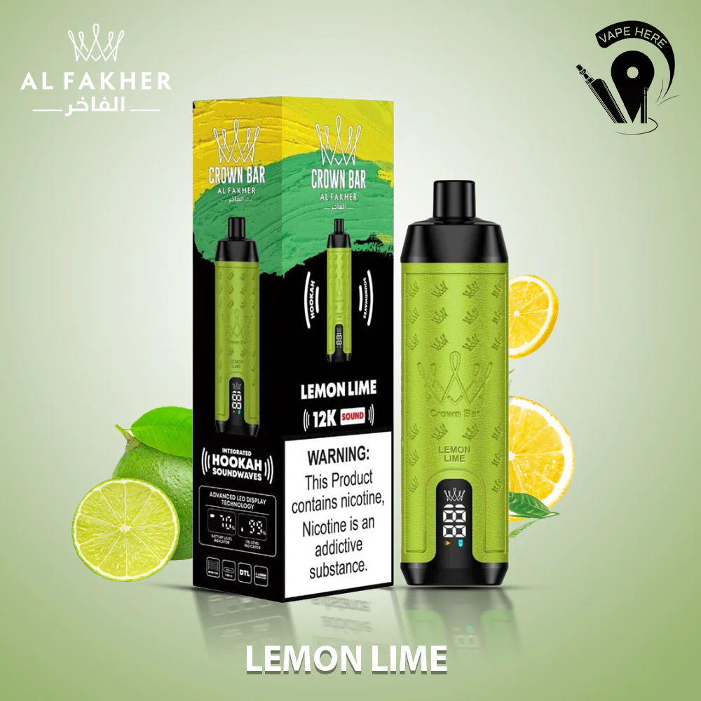 Al Fakher Crown Bar Sound 12000 Puffs DLT Shisha Disposable Vape - Image 10
