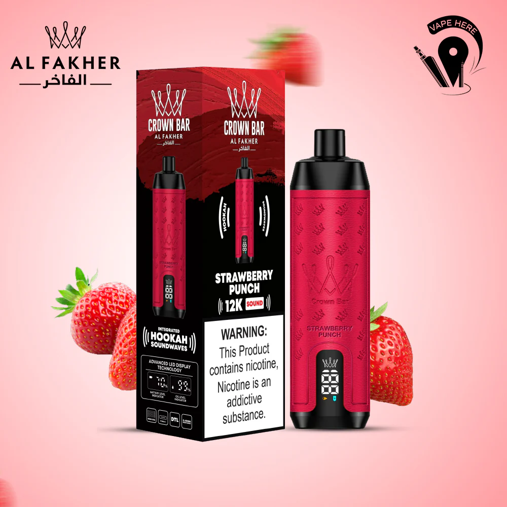 Al Fakher Crown Bar Sound 12000 Puffs DLT Shisha Disposable Vape - Image 14