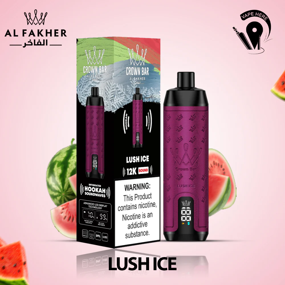 Al Fakher Crown Bar Sound 12000 Puffs DLT Shisha Disposable Vape - Image 16