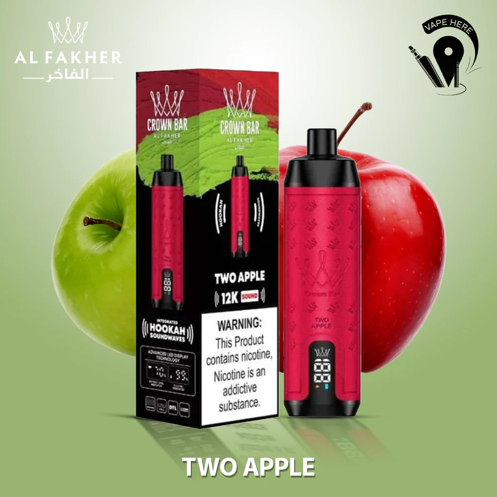 Al Fakher Crown Bar Sound 12000 Puffs DLT Shisha Disposable Vape - Image 3