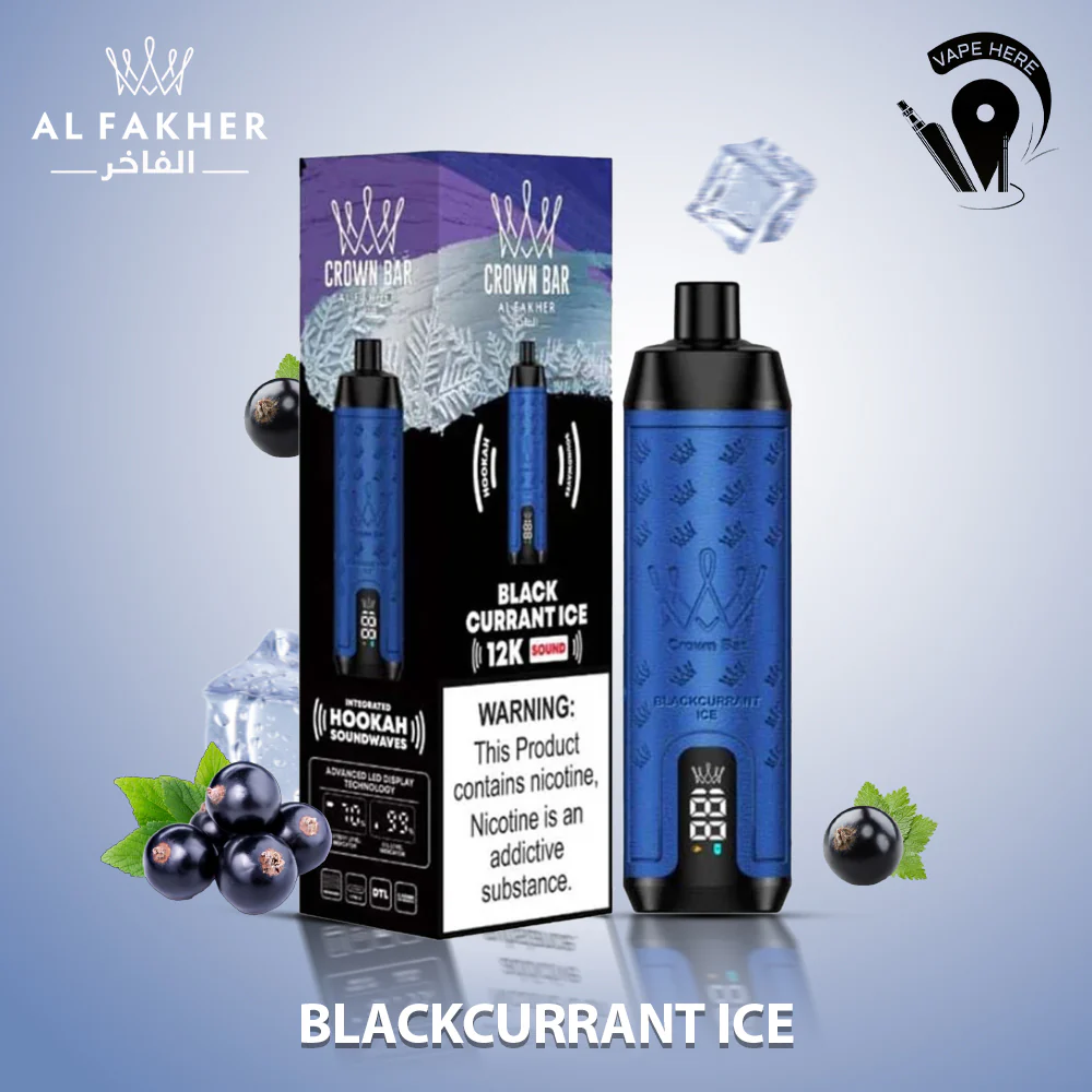 Al Fakher Crown Bar Sound 12000 Puffs DLT Shisha Disposable Vape - Image 5