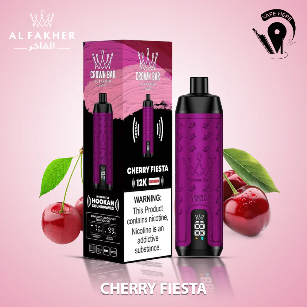 Al Fakher Crown Bar Sound 12000 Puffs DLT Shisha Disposable Vape - Image 7