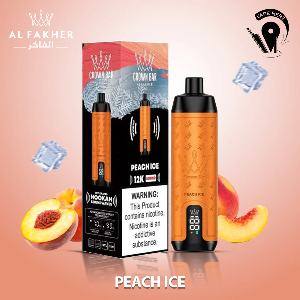 Al Fakher Crown Bar Sound 12000 Puffs DLT Shisha Disposable Vape - Image 8