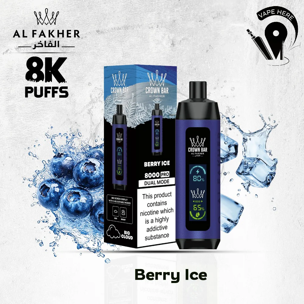 Al Fakher Shisha Crown Bar 8000 & 8000 PRO - Image 4