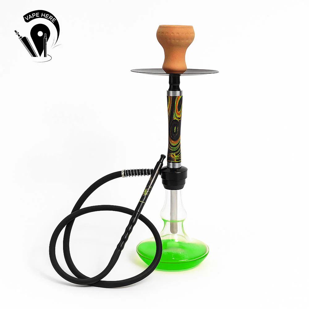 Argila Rose Gold 40cm & Sky Hookah Blue 50cm – Premium Traditional Shisha Hookah Set UAE - Image 10