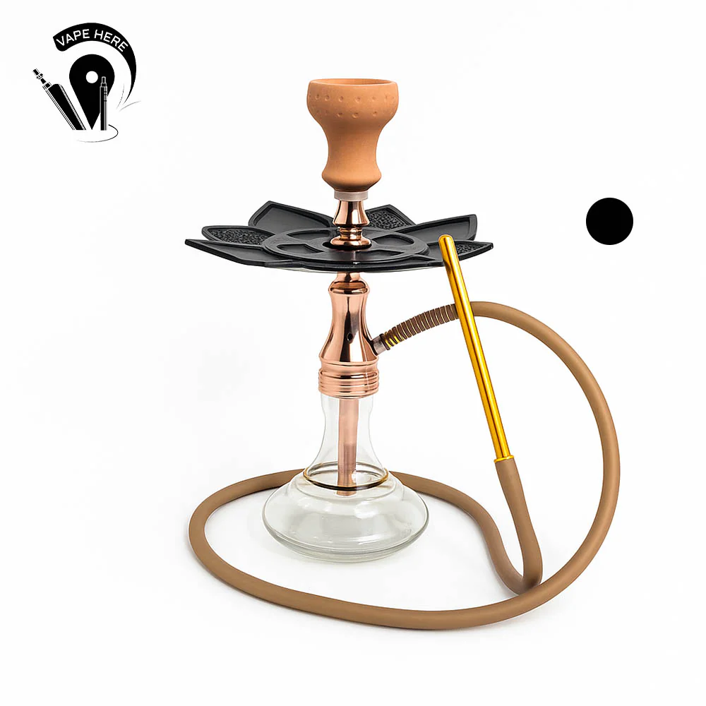 Argila Rose Gold 40cm & Sky Hookah Blue 50cm – Premium Traditional Shisha Hookah Set UAE - Image 6