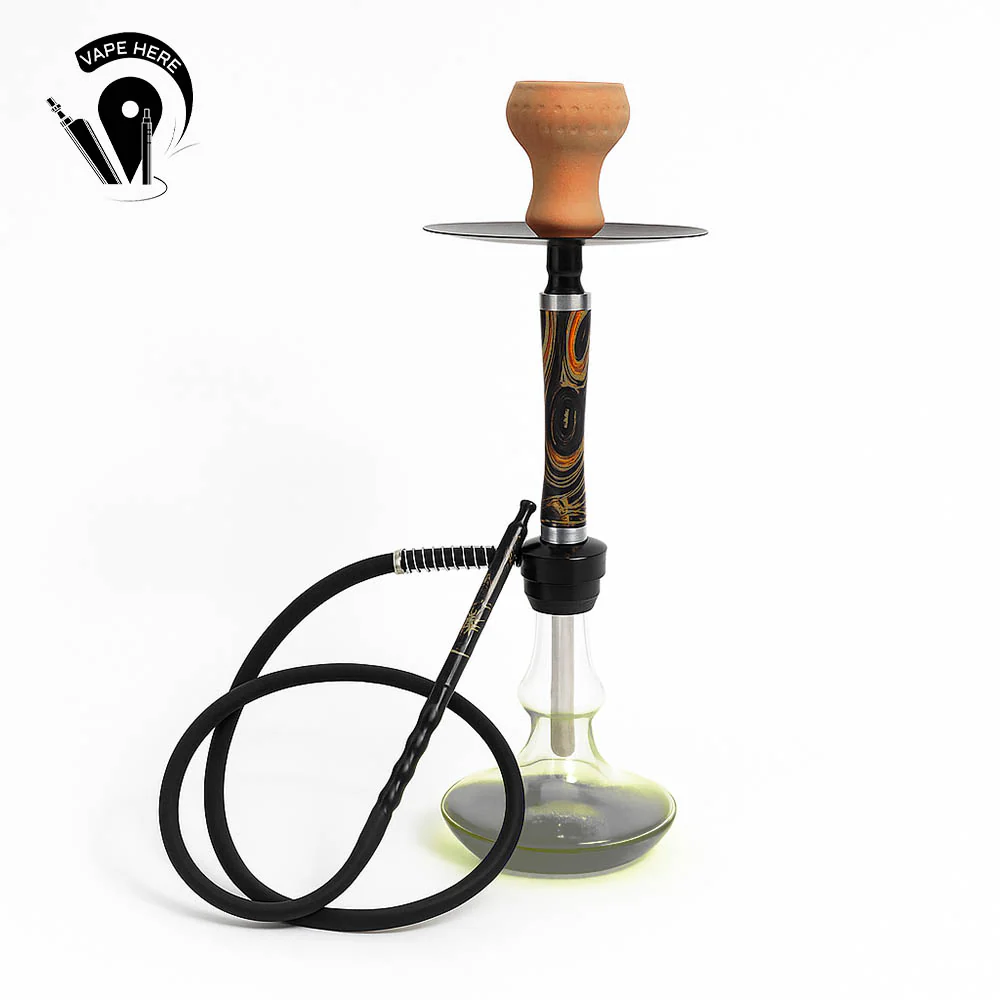 Argila Rose Gold 40cm & Sky Hookah Blue 50cm – Premium Traditional Shisha Hookah Set UAE - Image 8