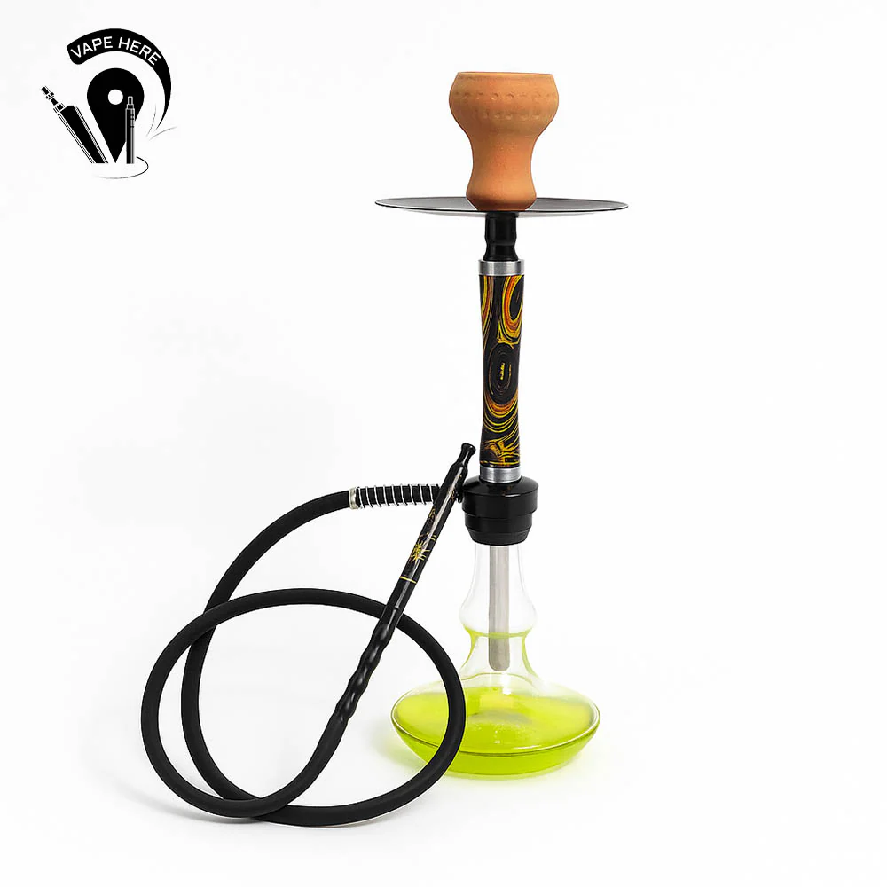 Argila Rose Gold 40cm & Sky Hookah Blue 50cm – Premium Traditional Shisha Hookah Set UAE - Image 9