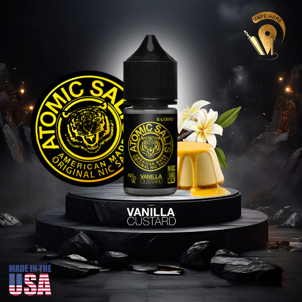 Atomic Vanilla Custard SaltNic 30ml