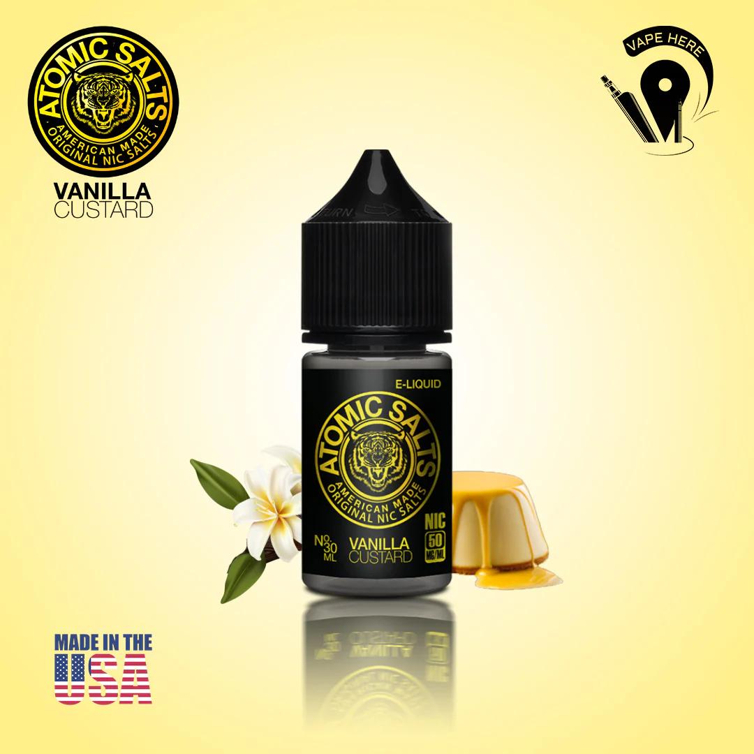 Atomic Vanilla Custard SaltNic 30ml - Image 2