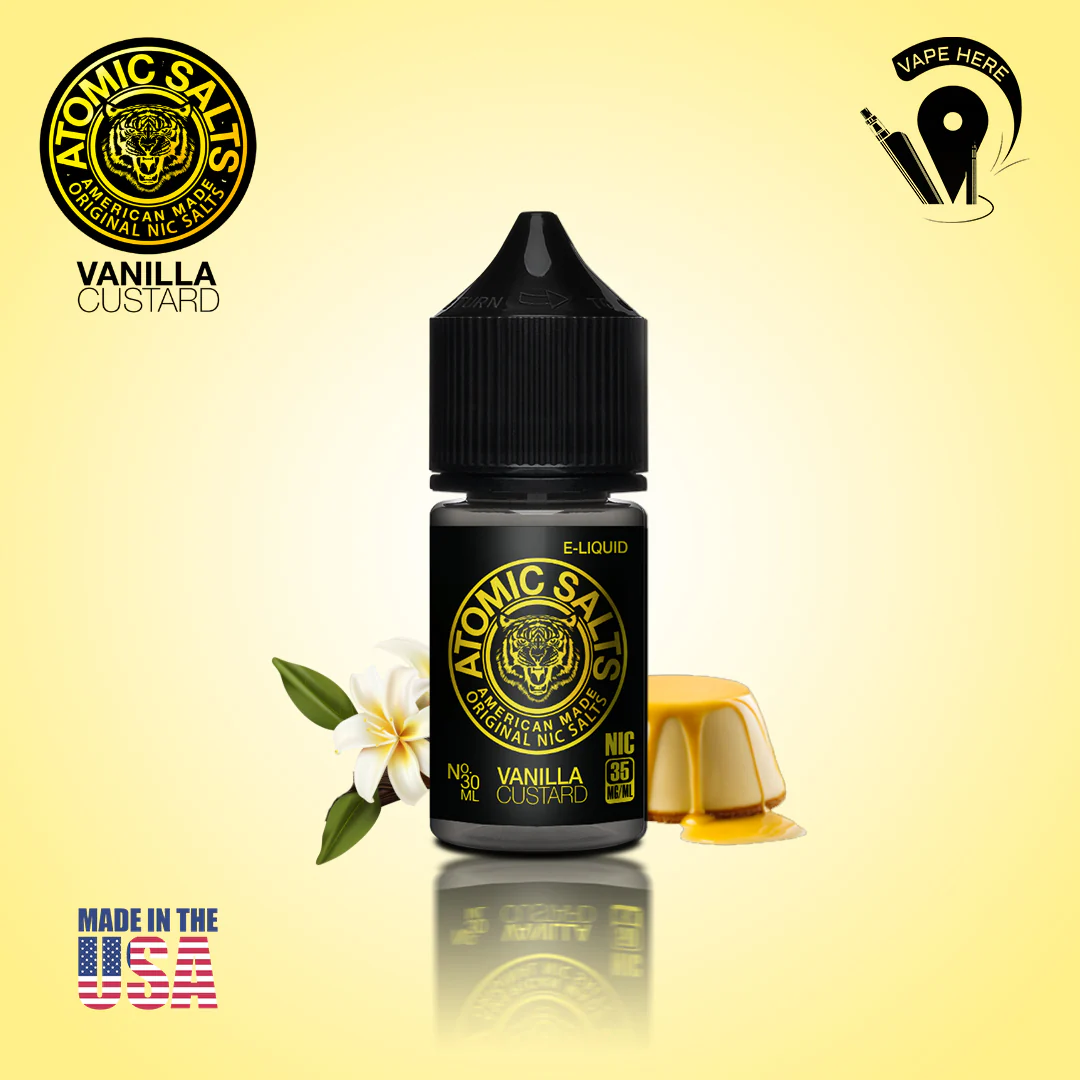 Atomic Vanilla Custard SaltNic 30ml - Image 3
