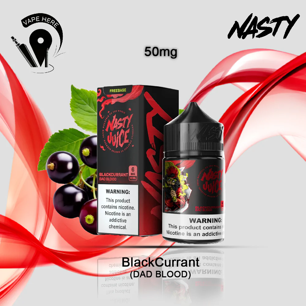 Bad Blood ( Blackcurrant ) - Nasty SaltNic 30ml - Image 5