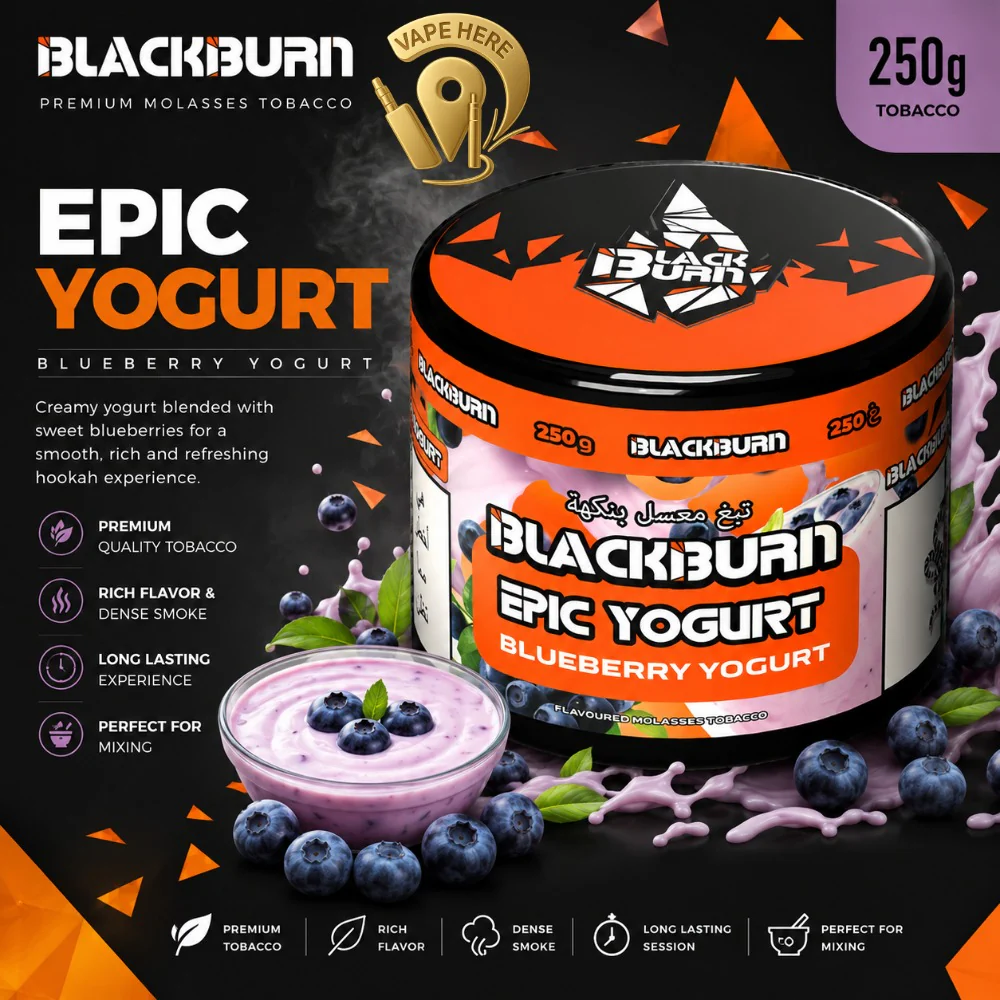 BLACKBURN Premium Shisha Tobacco 250g - Image 7