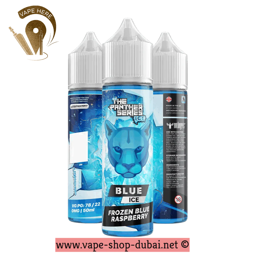 Blue Panther Ice - E liquid by Dr Vapes