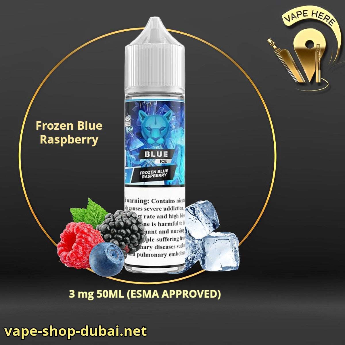 Blue Panther Ice - E liquid by Dr Vapes - Image 2