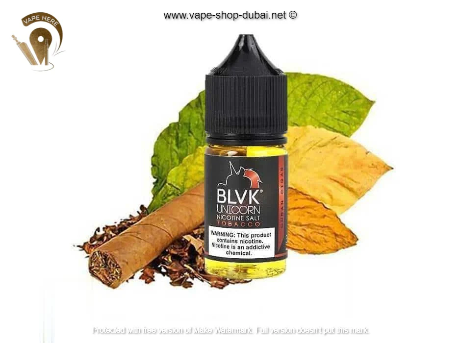 BLVK CUBAN CIGAR SaltNic 30ml - BLVK UNICORN SERIES - Image 3