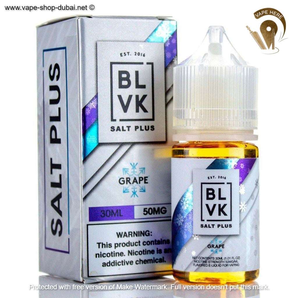BLVK ICE GRAPE SaltNic 30ml - BLVK PLUS SERIES - Image 4