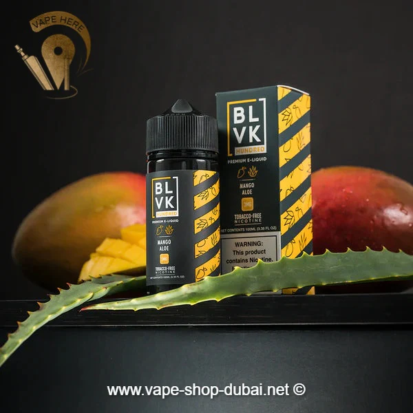 BLVK MANGO ALOE E-liquids 100ml - BLVK HUNDRED SERIES