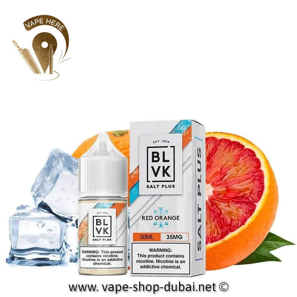 BLVK RED ORANGE ICE SaltNic 30ml - BLVK PLUS SERIES - Image 3